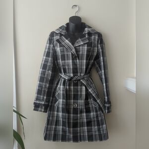 Tommy Hilfiger spring jacket black and white lightweight NWOT